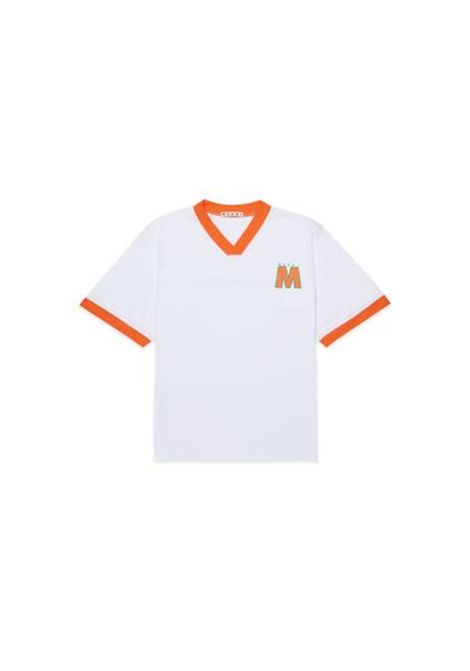 T-shirt con logo MARNI KIDS | M01769 M00RF0MC79